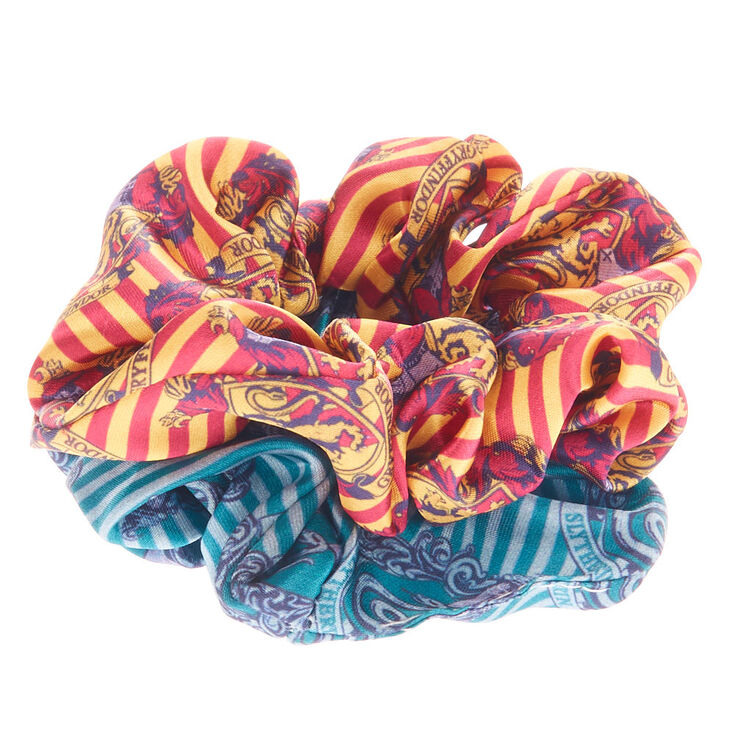 Red and Gold Argyle - standard size Hair Scrunchie Inspired by Harry Potter Gryffindor House